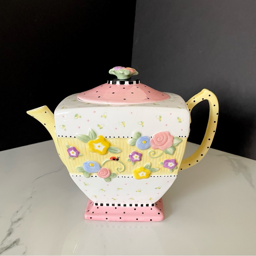 Square Teapot by Mary Engelbreit